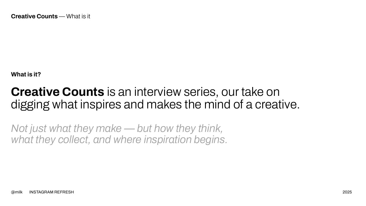 Milk Instagram Playbook, slide 19 of 39